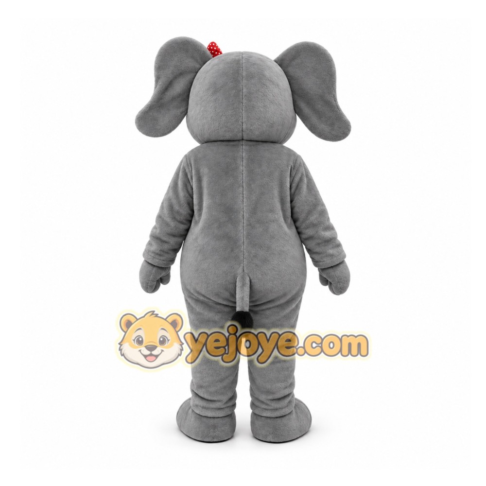 Gray Elephant Mascot Costume for Children's Events Gray Elephant Mascot Costume for Children's Events