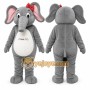 Gray Elephant Mascot Costume for Children's Events
