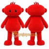Red Abstract Creature Mascot Costume for Children's Events Red Abstract Creature Mascot Costume for Children's Events