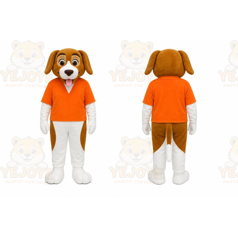 Brown Dog Mascot Costume for Events and Promotions