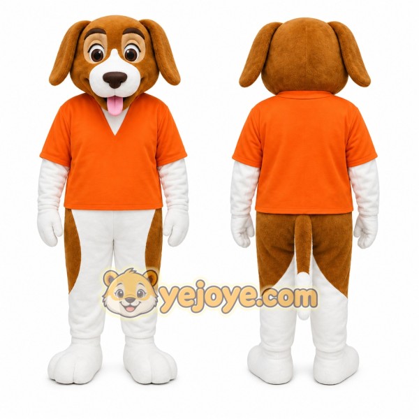 Brown Dog Mascot Costume for Events and Promotions