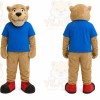Tan Cougar Mascot Costume for School Events