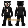 Black Bear Mascot Costume for Sports Events