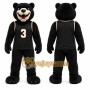 Black Bear Mascot Costume for Sports Events
