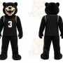 Black Bear Mascot Costume for Sports Events