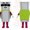 Gray Trash Can Mascot Costume for Corporate Events