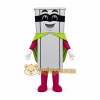 Gray Trash Can Mascot Costume for Corporate Events