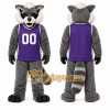 Gray Raccoon Mascot Costume for Sports Events Gray Raccoon Mascot Costume for Sports Events