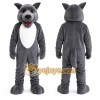 Gray Wolf Mascot Costume for Events and Promotions