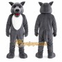 Gray Wolf Mascot Costume for Events and Promotions