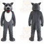 Gray Wolf Mascot Costume for Events and Promotions