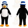Black Penguin Mascot Costume for Children's Events