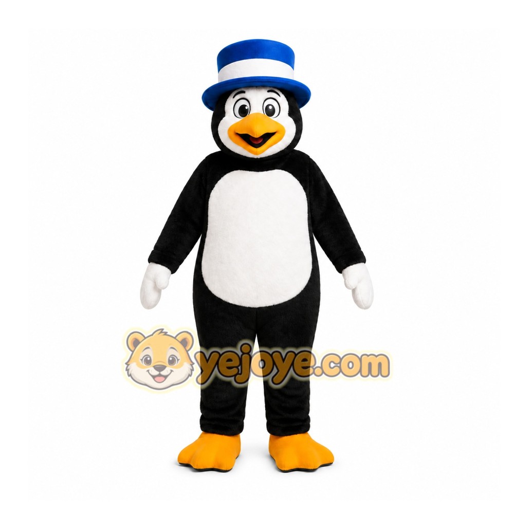 Black Penguin Mascot Costume for Children's Events Black Penguin Mascot Costume for Children's Events