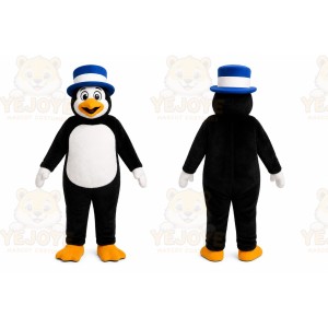 Black Penguin Mascot Costume for Children's Events