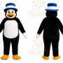 Black Penguin Mascot Costume for Children's Events