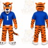 Orange Tiger Mascot Costume for Sports Events