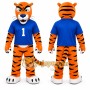 Orange Tiger Mascot Costume for Sports Events