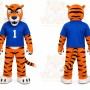 Orange Tiger Mascot Costume for Sports Events