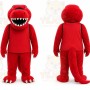 Red Dinosaur Mascot Costume for Children's Events