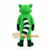 Green Raccoon Mascot Costume for Events and Promotions Green Raccoon Mascot Costume for Events and Promotions