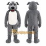 Gray Dog Mascot Costume for Events and Promotions