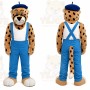Tan Cheetah Mascot Costume for Events and Promotions