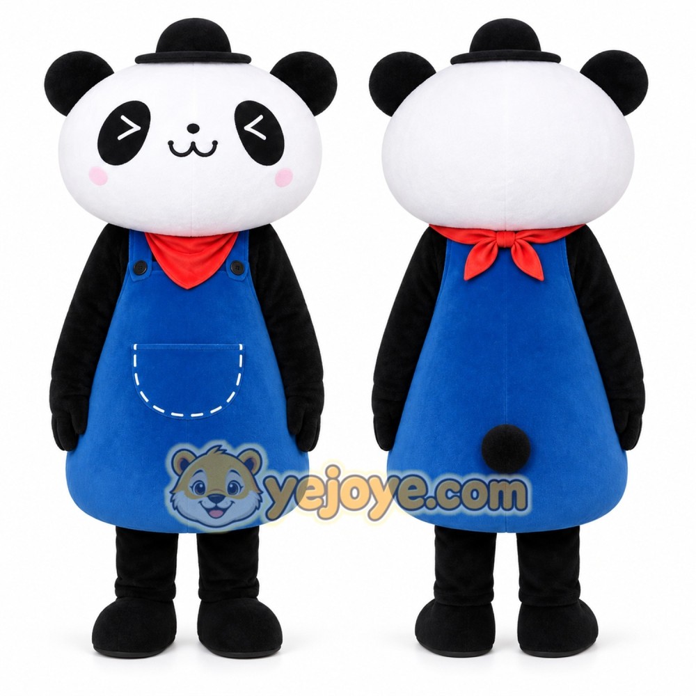 White Panda Mascot Costume for Events and Promotions