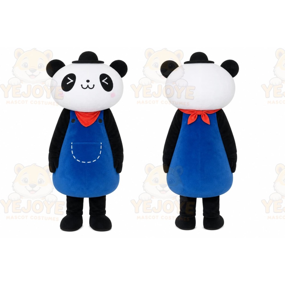White Panda Mascot Costume for Events and Promotions