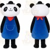 White Panda Mascot Costume for Events and Promotions
