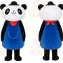 White Panda Mascot Costume for Events and Promotions