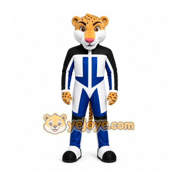 Yellow Cheetah Mascot Costume for Events and Promotions Yellow Cheetah Mascot Costume for Events and Promotions