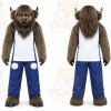 Brown Buffalo Mascot Costume for Events and Promotions
