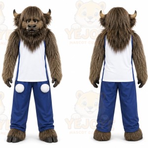 Brown Buffalo Mascot Costume for Events and Promotions