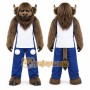 Brown Buffalo Mascot Costume for Events and Promotions