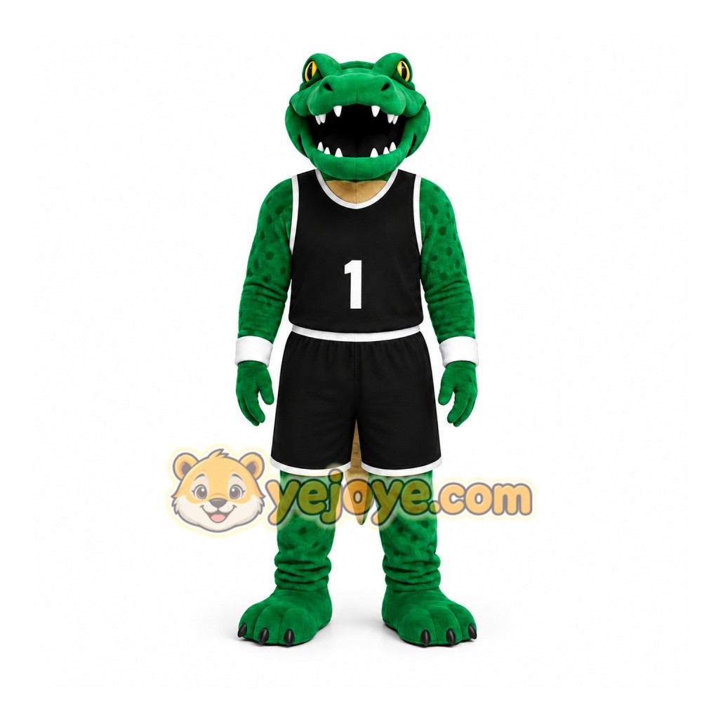 Green Alligator Mascot Costume for Events and Promotions Green Alligator Mascot Costume for Events and Promotions
