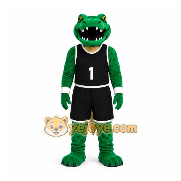 Green Alligator Mascot Costume for Events and Promotions Green Alligator Mascot Costume for Events and Promotions