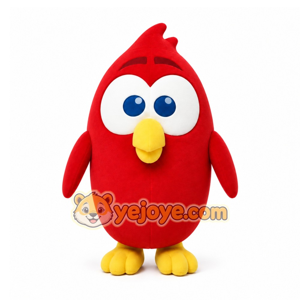 Red Bird Mascot Costume for Events and Promotions Red Bird Mascot Costume for Events and Promotions