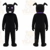 Black Dog Mascot Costume for Events and Promotions