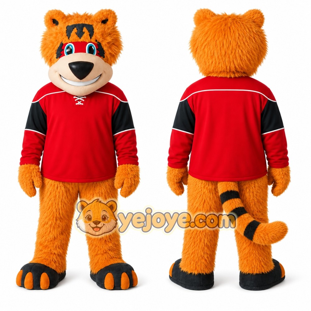 Orange Tiger Mascot Costume for Events and Promotions Orange Tiger Mascot Costume for Events and Promotions
