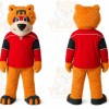 Orange Bear Mascot Costume for Sports Events