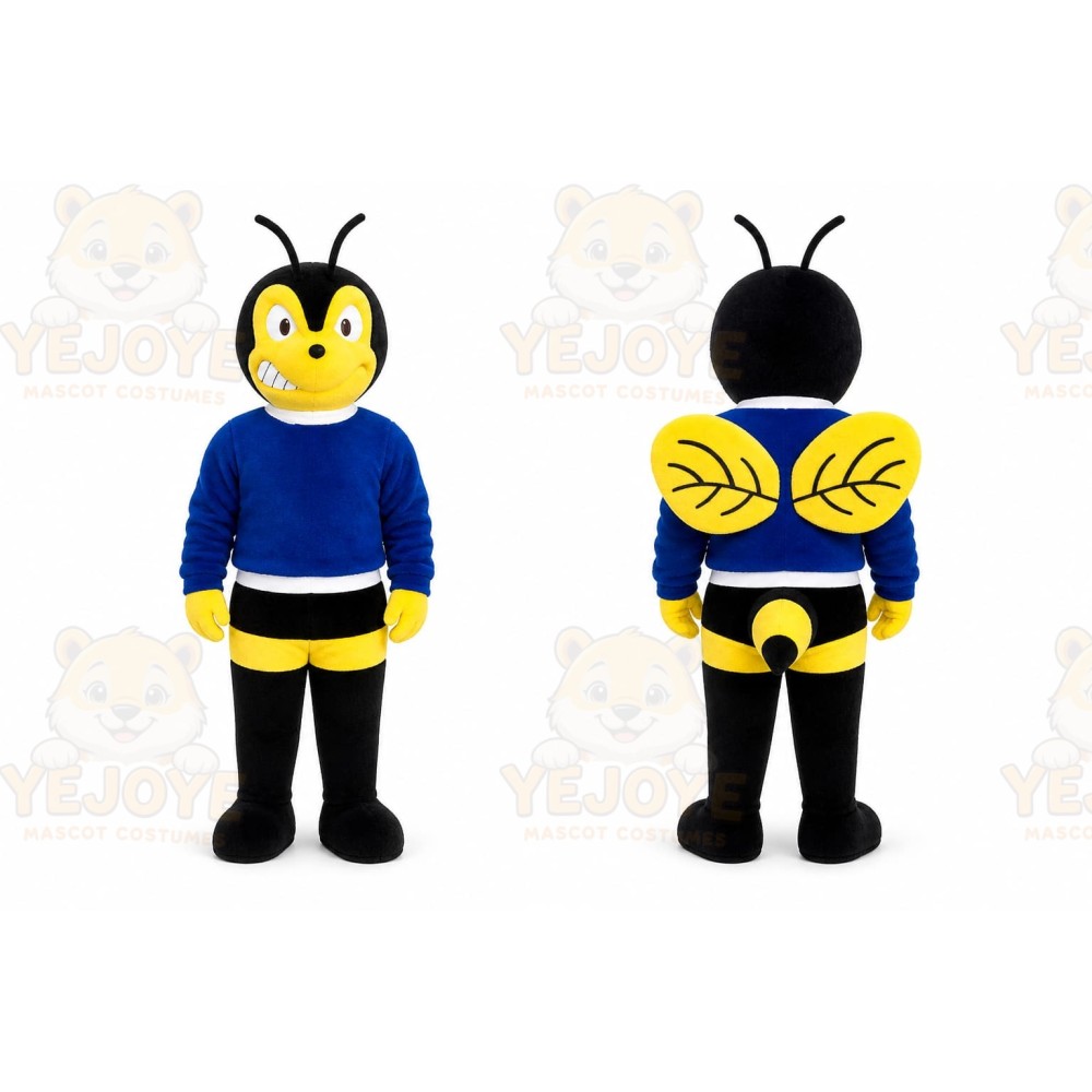 Black Bee Mascot Costume for School Events