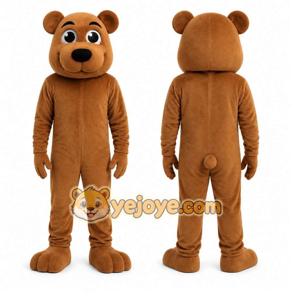 Brown Bear Mascot Costume for Events and Promotions Brown Bear Mascot Costume for Events and Promotions