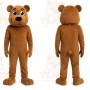Brown Bear Mascot Costume for Events and Promotions