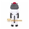 Gray Hippopotamus Mascot Costume for Sports Events Gray Hippopotamus Mascot Costume for Sports Events