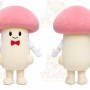 White Mushroom Mascot Costume for Children's Events