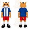Orange Cat Mascot Costume for Sports Events