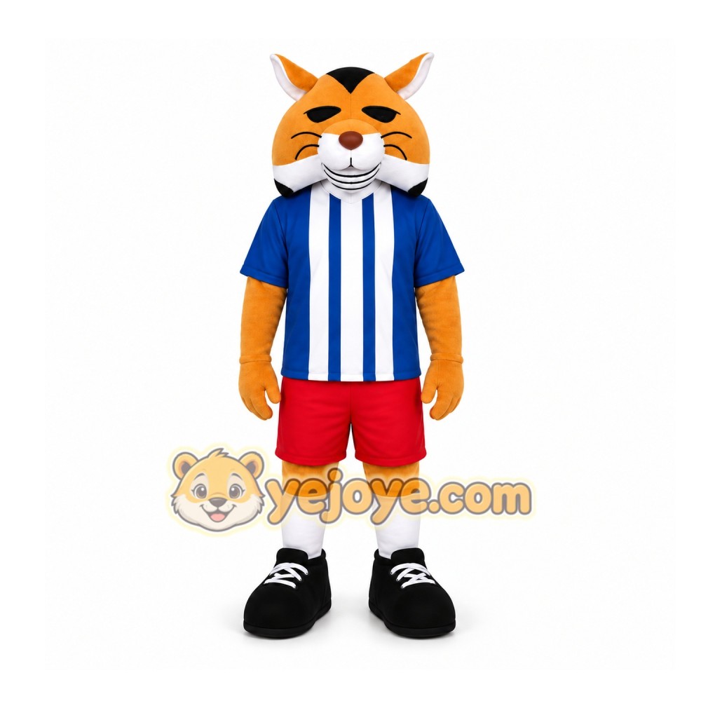 Orange Cat Mascot Costume for Sports Events Orange Cat Mascot Costume for Sports Events