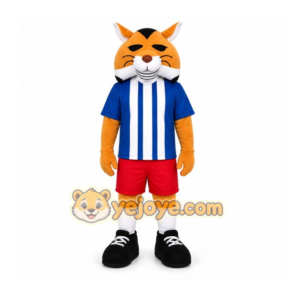 Orange Cat Mascot Costume for Sports Events Orange Cat Mascot Costume for Sports Events