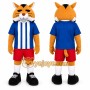 Orange Cat Mascot Costume for Sports Events