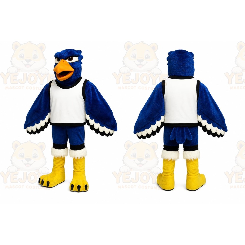 Blue Bird Mascot Costume for Sports Events